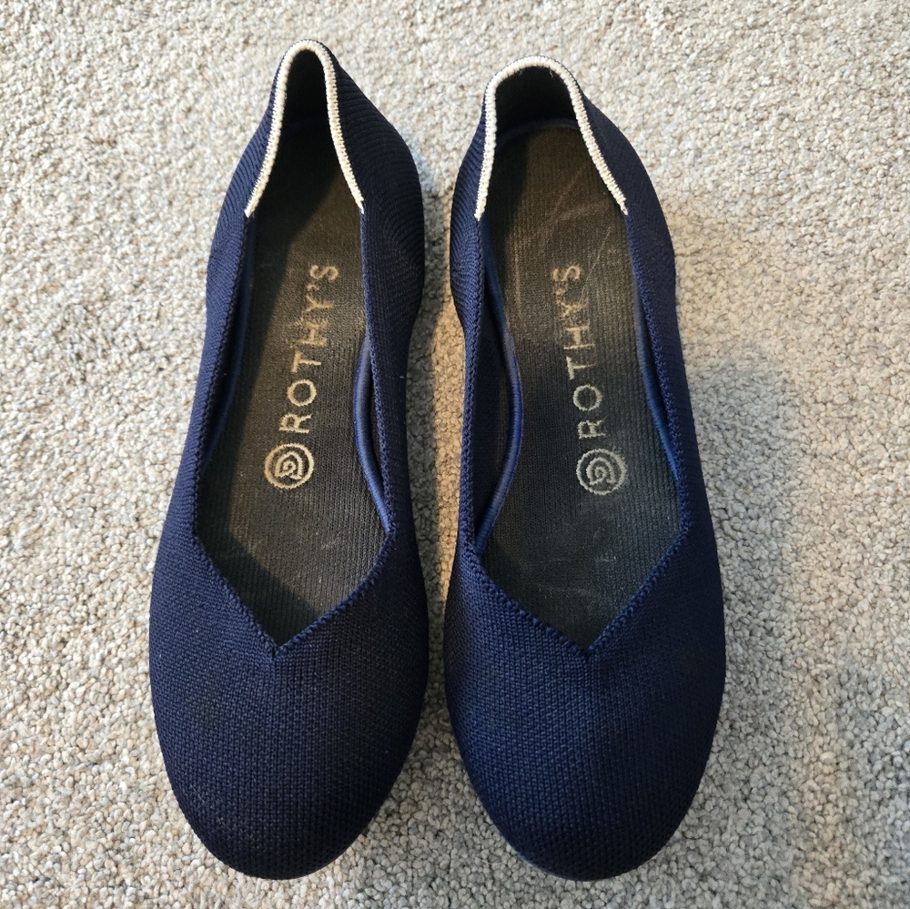 Rothy's Women's Navy Blue Flats